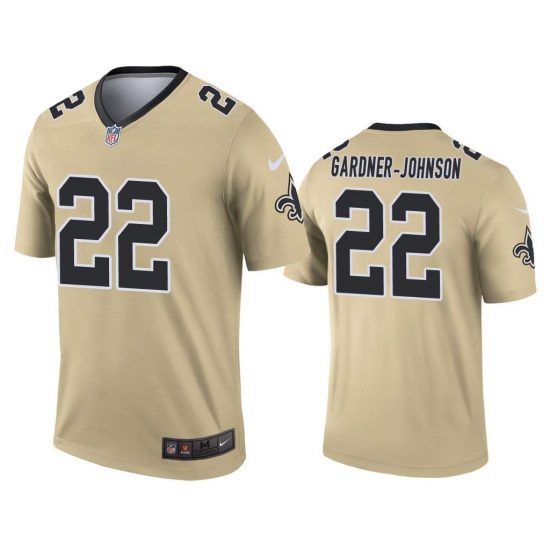 Men New Orleans Saints #22 Chauncey Gardner-Johnson Nike Gold Inverted Legend NFL Jersey->new orleans saints->NFL Jersey